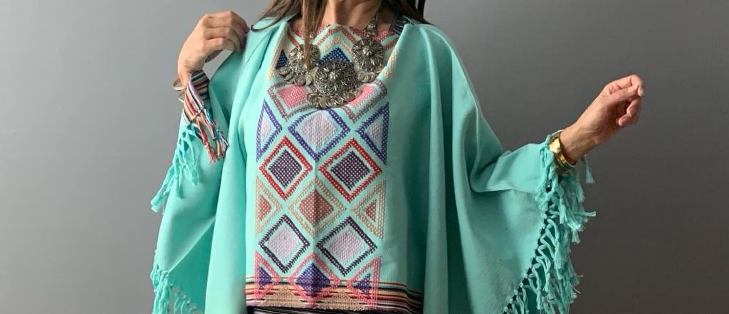 Poncho Yaxha Rombos