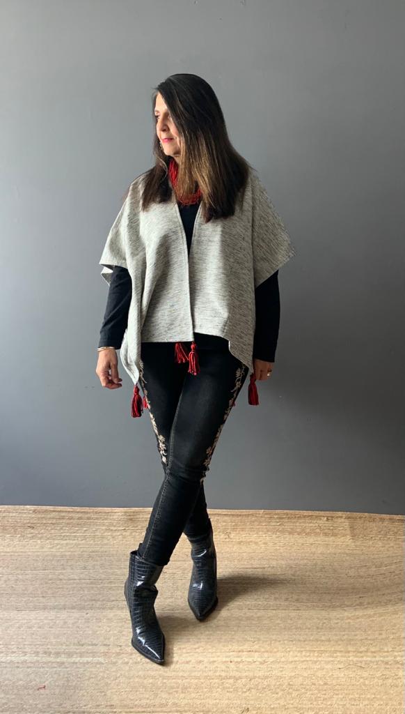 Ruana Corta Zaac Matizada