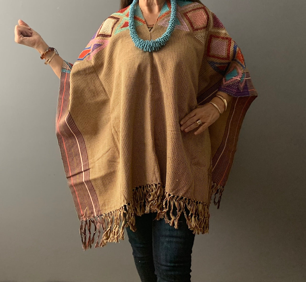 Poncho Yaxha Rombos