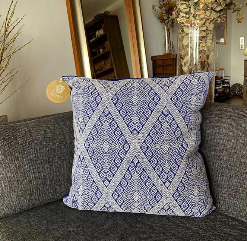 Cojín Telar de Cintura Brocado Universo