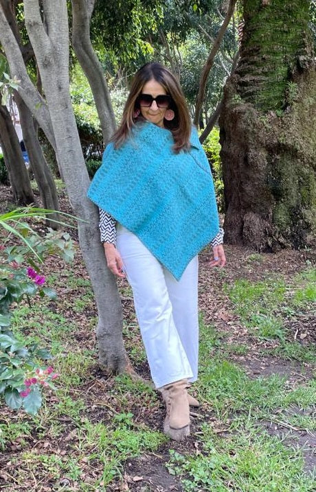 Poncho Con Diseño