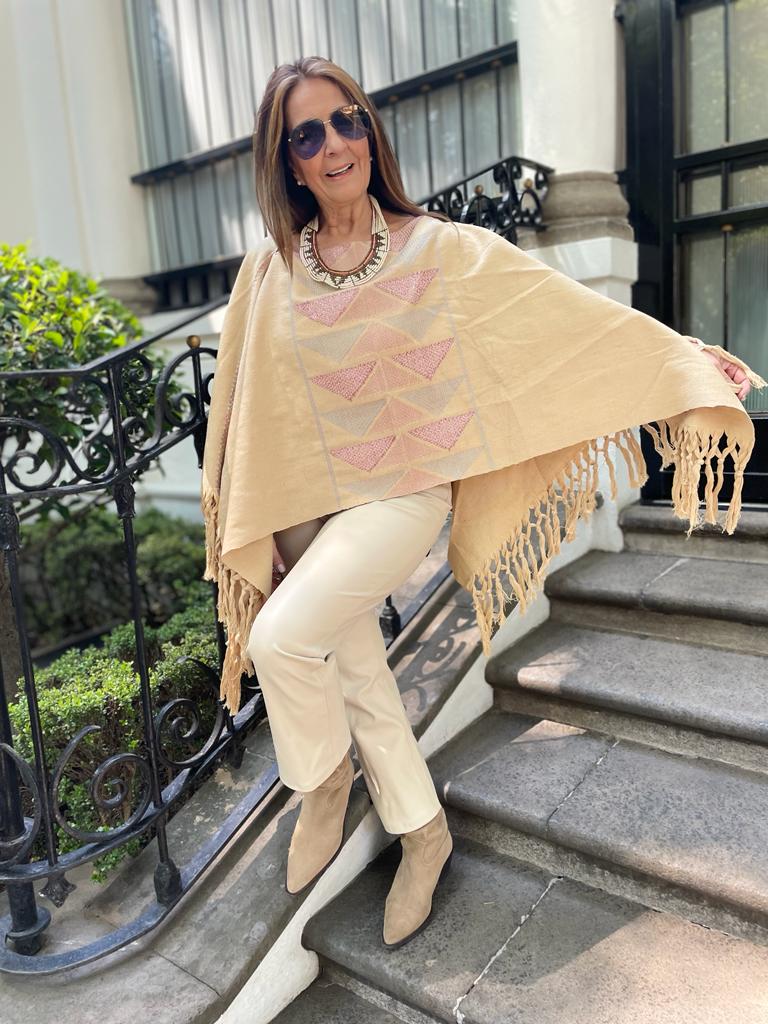 Poncho Yaxha Metálico