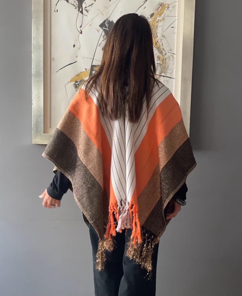 Poncho Yaxha Metálico