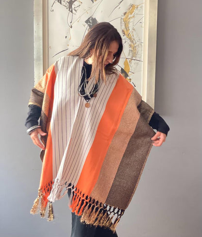 Poncho Yaxha Metálico