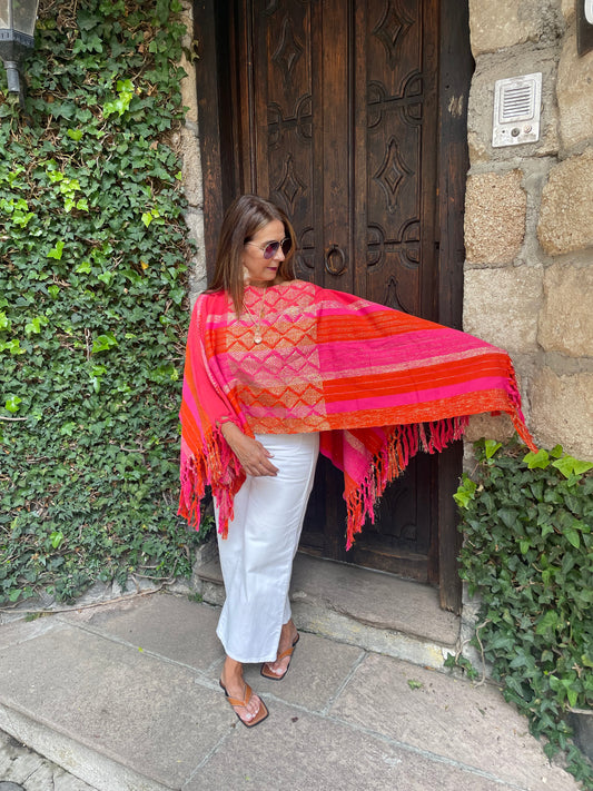 Poncho Yaxha Metálico
