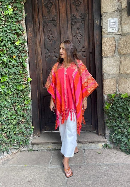 Poncho Yaxha Metálico