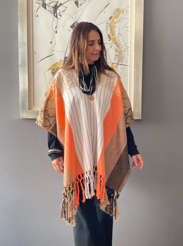 Poncho Yaxha Metálico
