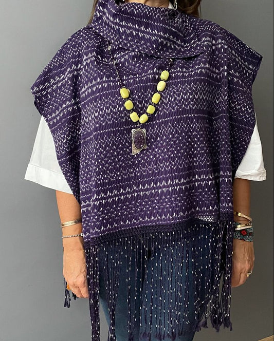 Gabán Ikat Con Chaquira