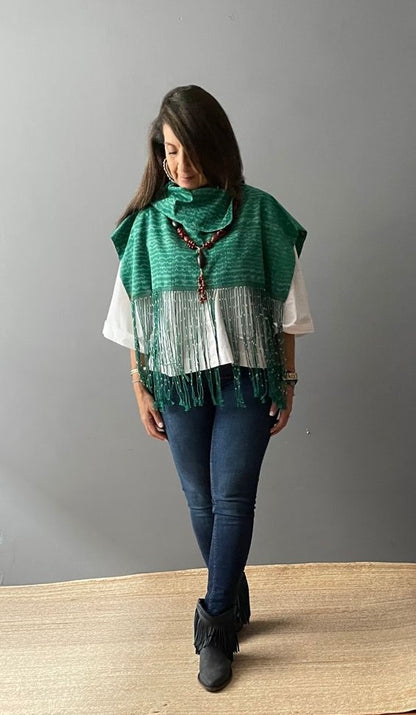 Mini Gabán Ikat Con Chaquira