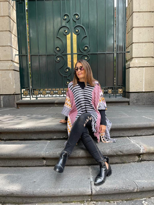 Blusa/Poncho Luum Abierto