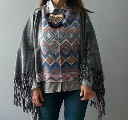 Poncho Yaxha Rombos