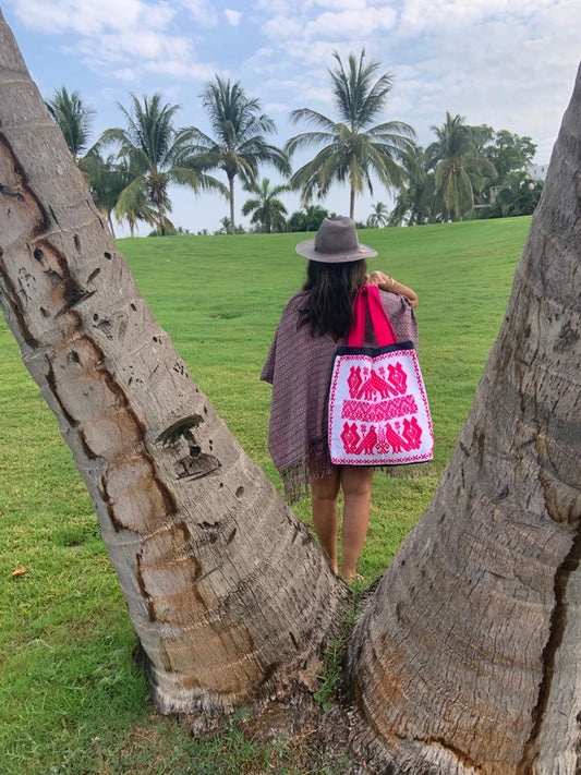 Bolsa Mazahua mediana