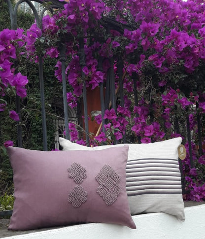 Cojín Telar de Cintura Lumbar Brocado Nuve
